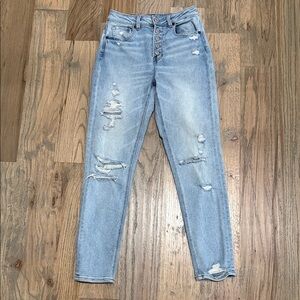 Boyfriend Jean Women's Light Blue Distressed Skinny Jeans